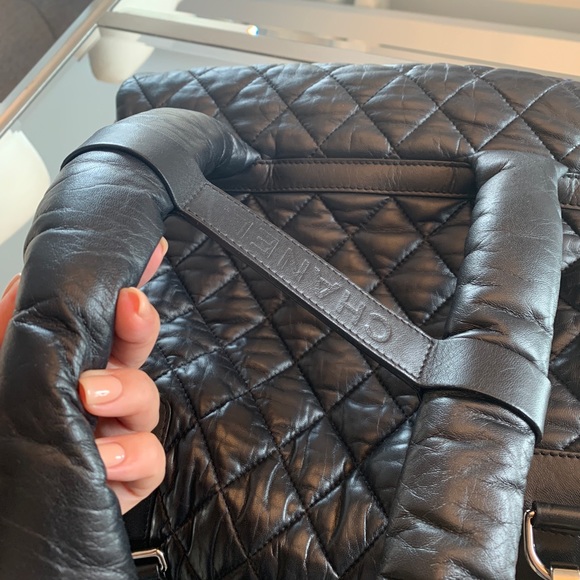 Authentic Chanel backpack black leather - Picture 8 of 15